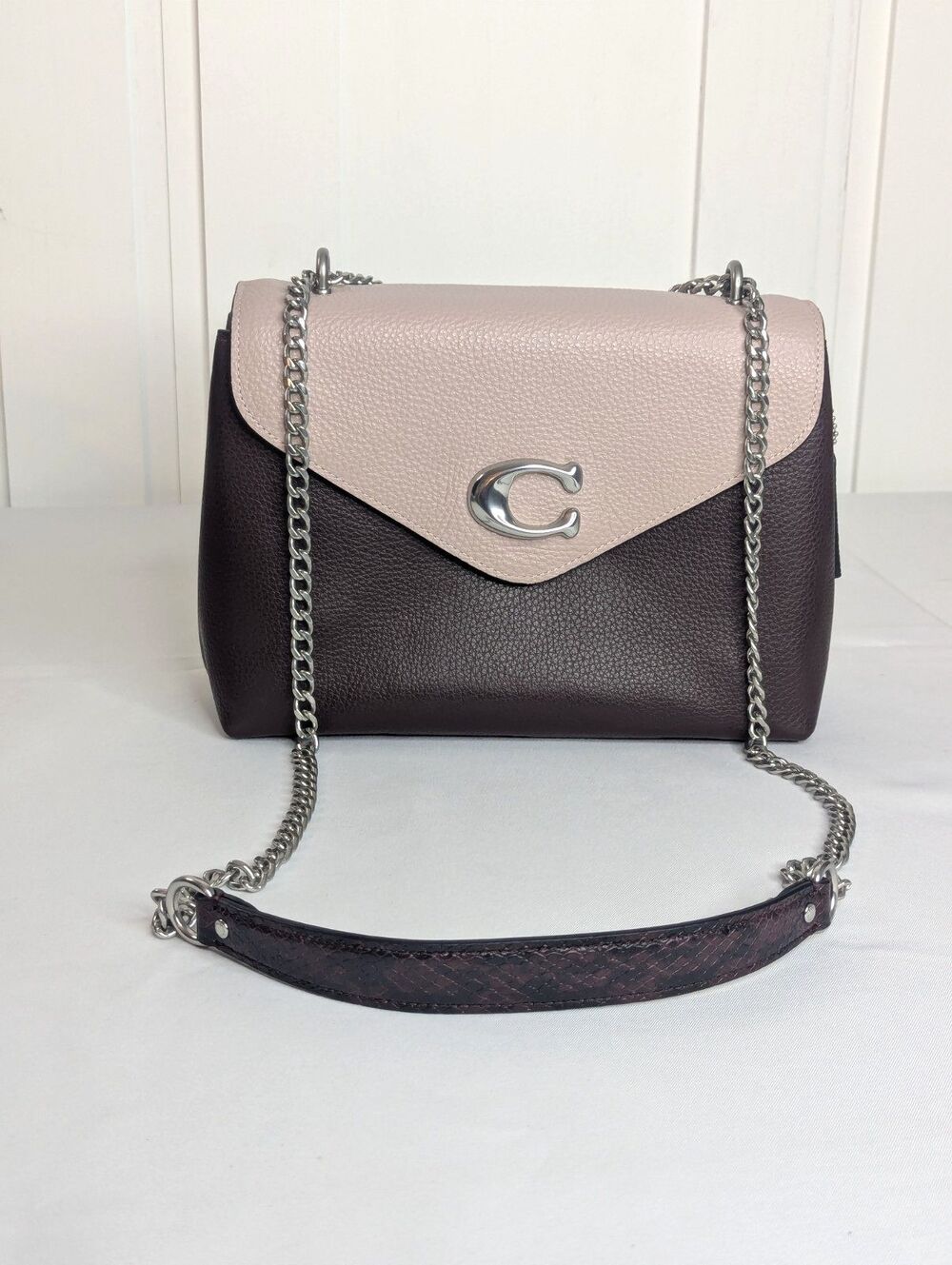 Coach Tammie Shoulder Bag - Cranberry/Pink Colorblock, Rare Color NWT! - Picture 7 of 12